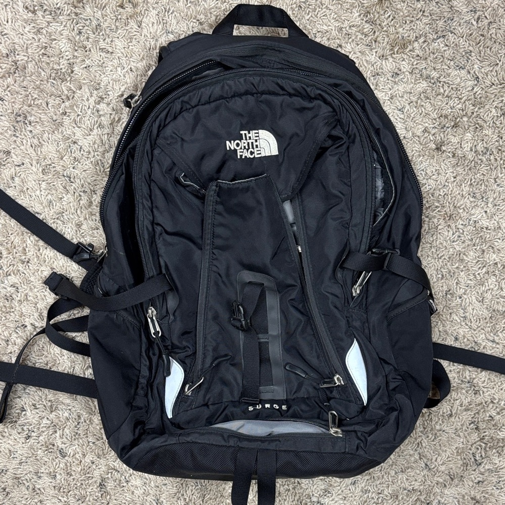 The North Face Black and Gray Men's Backpack